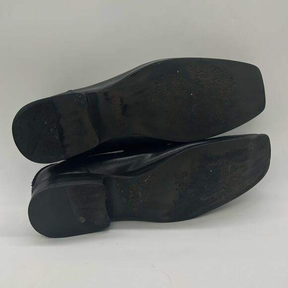 Guess by Marciano‎ Boris Leather Loafers Black Slip On Dress Shoes Size 10 - Picture 8 of 8